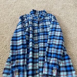 Vineyard Vines Blue Plaid Button Down Shirt